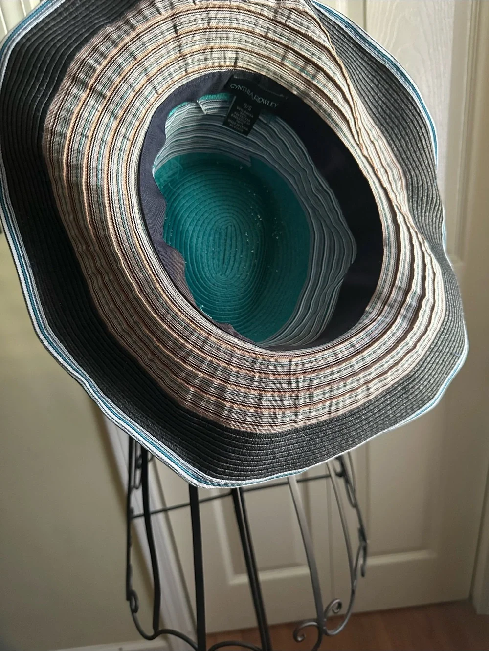 Cynthia Rowley Striped Wide Brim Sun Hat